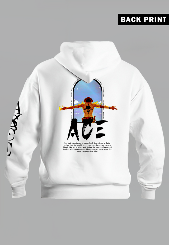Onepiece Bundle - Ace Hoodie and Luffy Oversize Tshirt